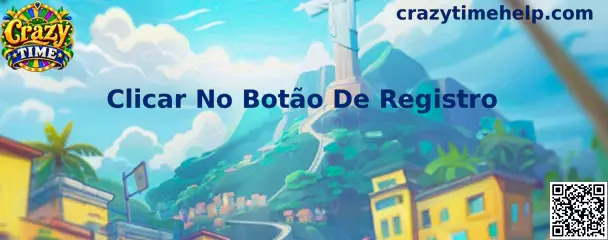 Clicar no botão de registro Crazy Time