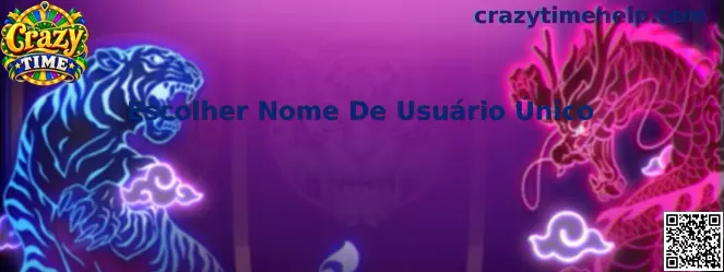 Escolher Nome De Usuário Único