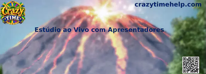 Estúdio ao Vivo com Apresentadores no Crazy Time